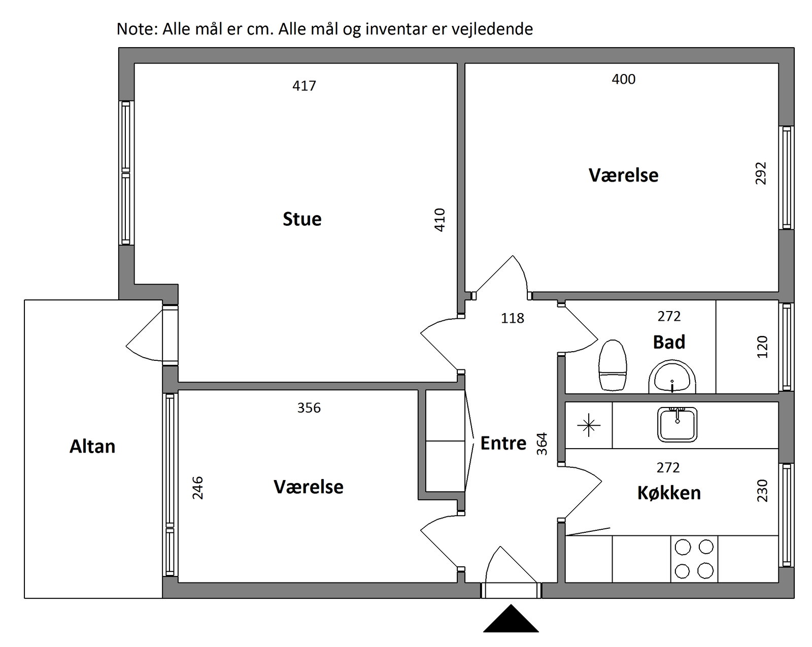 Visual presentation of the listing