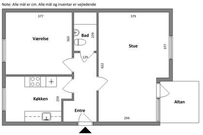 Visual presentation of the listing