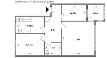 Visual presentation of the listing