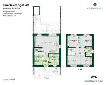Visual presentation of the listing