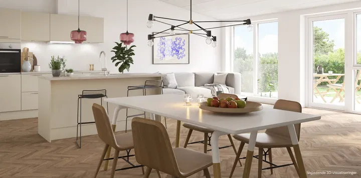 Rummeligt 5-værelses rækkehus med have i Ringsted - Snerlevænget, Ringsted - 1