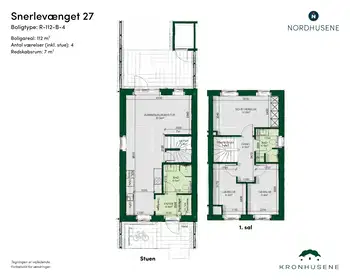 Visual presentation of the listing