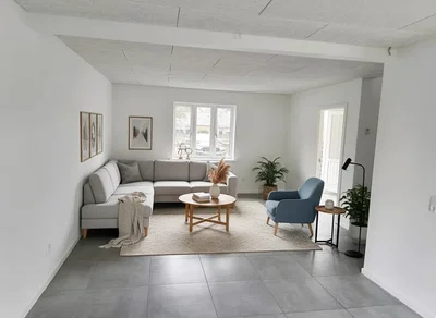 Lyst rækkehus på 109 m2 med have, egen indkørsel og moderne indretning – husdyr tilladt - Nygårdsvej, Gistrup - 1