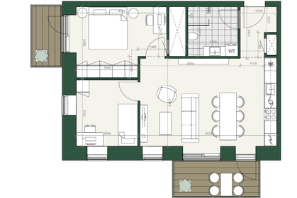 Visual presentation of the listing