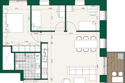 Visual presentation of the listing