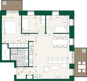 Visual presentation of the listing