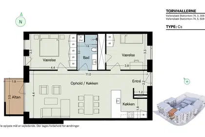 Visual presentation of the listing