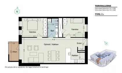 Visual presentation of the listing