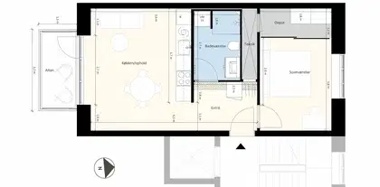 Visual presentation of the listing