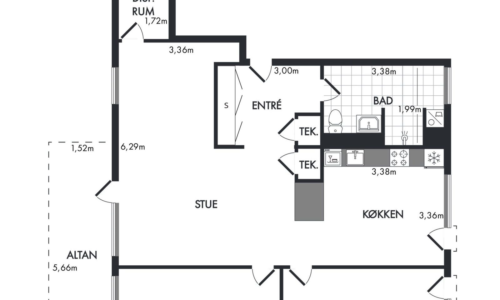 Bright and Inviting 3-Room Apartment – photo 27