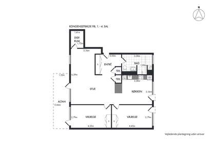 Visual presentation of the listing