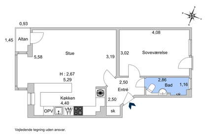 Visual presentation of the listing