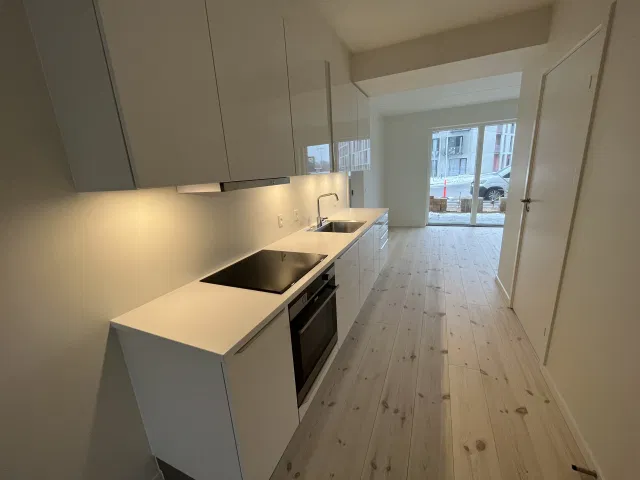 apartment 3-værelses stuelejlighed med terrasse og fitness
