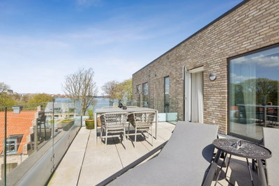 Penthouse med søudsigt og tre tagterrasser - Teglgårdshaven, Viborg - 2