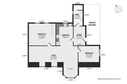 Visual presentation of the listing