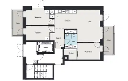 Visual presentation of the listing
