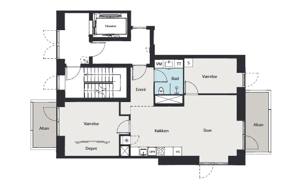 Visual presentation of the listing