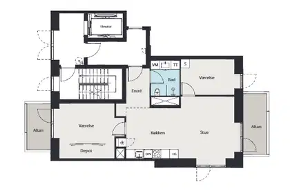 Visual presentation of the listing