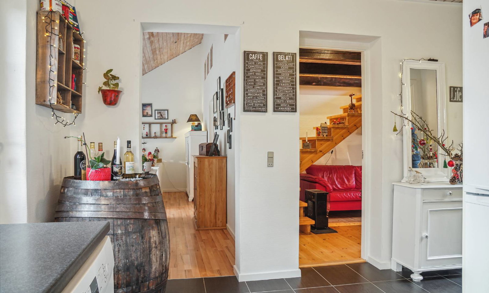 Visual presentation of the listing