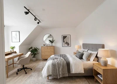 Lys og delevenlig 3-værelses på 90 m2 med skråvægge og grøn fællesgård - Dalgasgade, Aalborg - 3