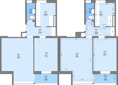 Visual presentation of the listing