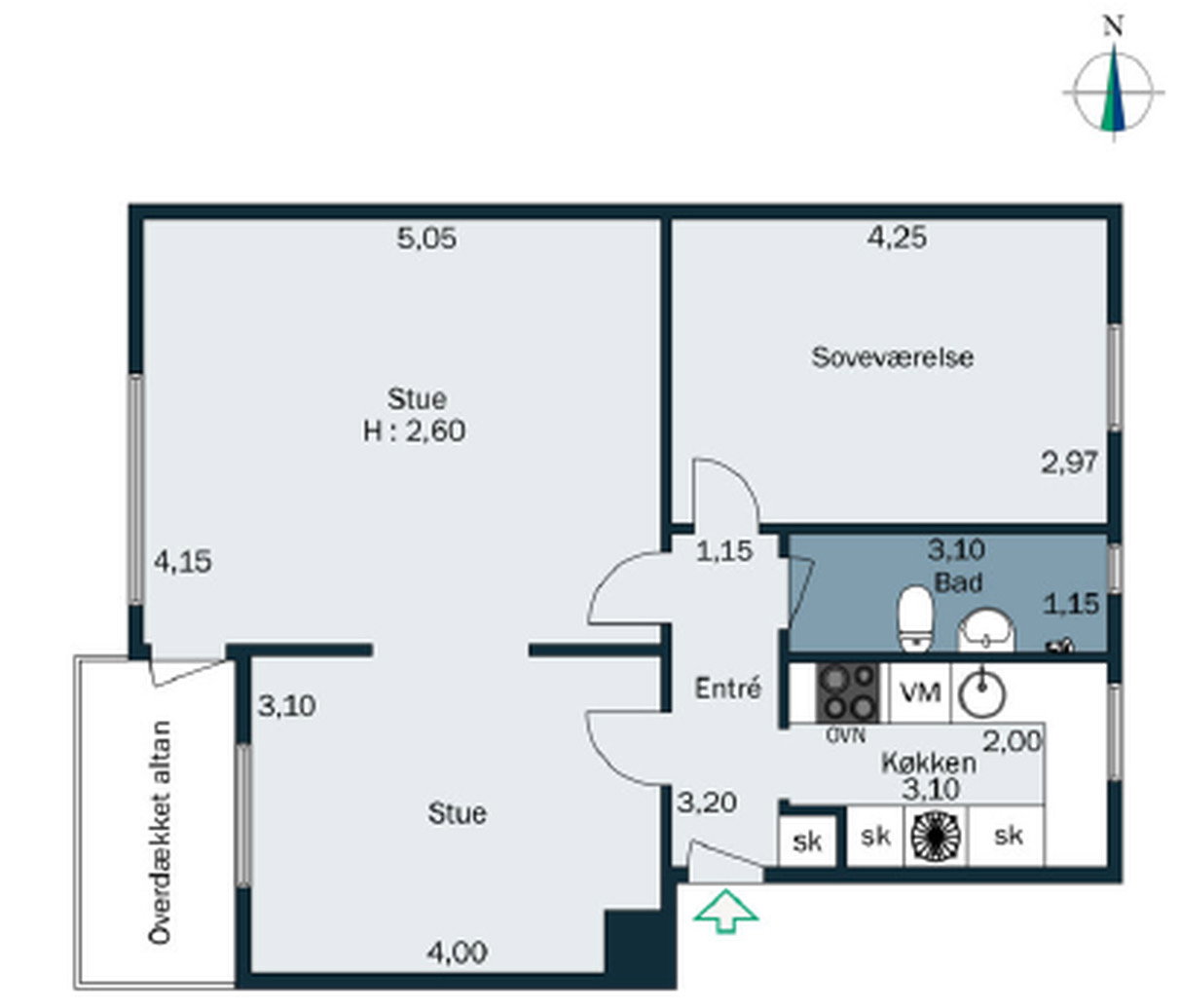 Visual presentation of the listing
