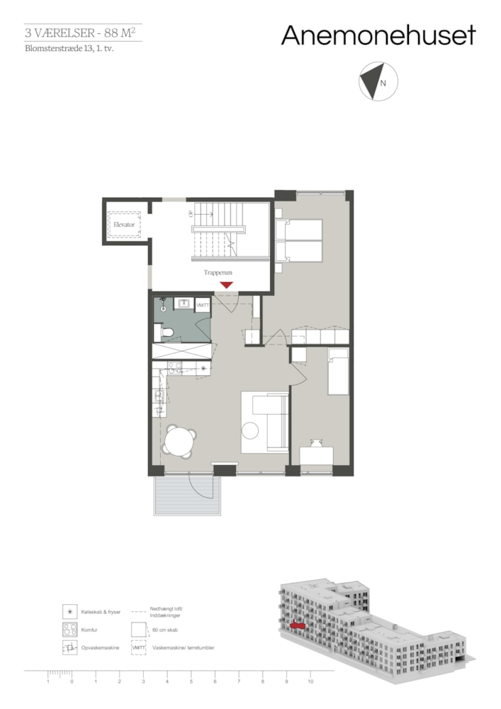 Visual presentation of the listing