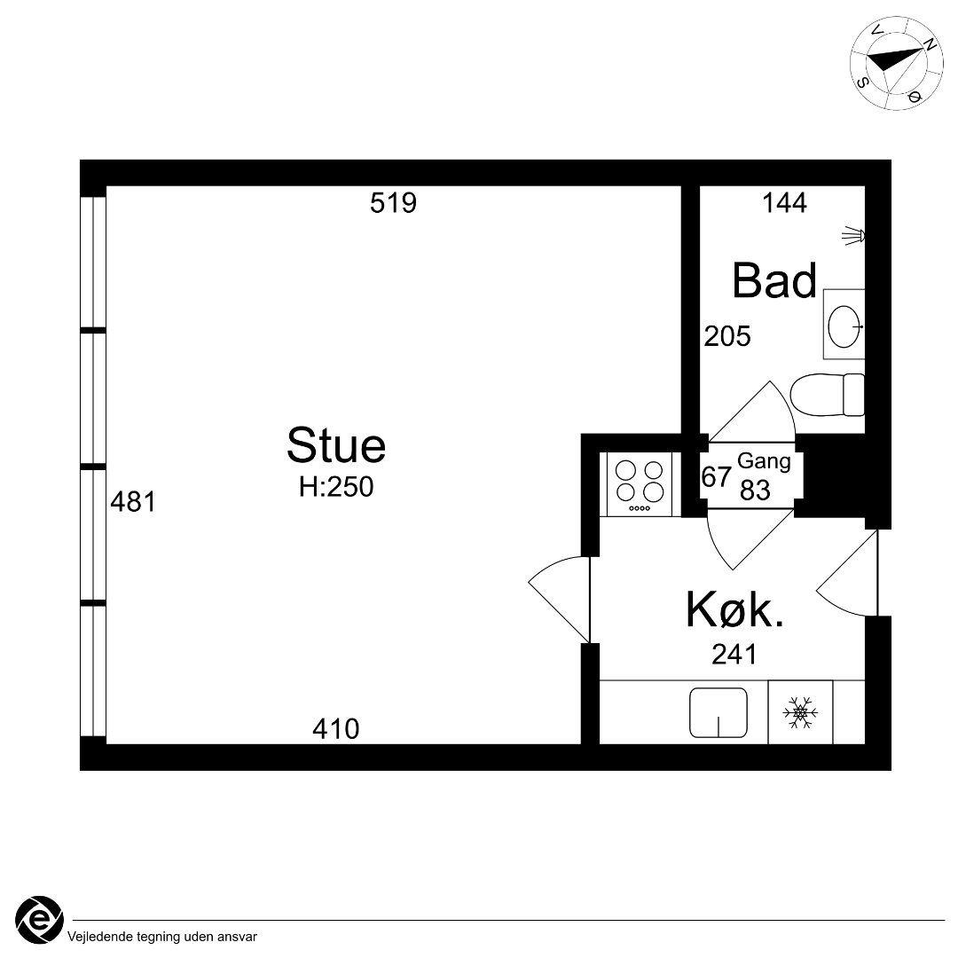 Visual presentation of the listing
