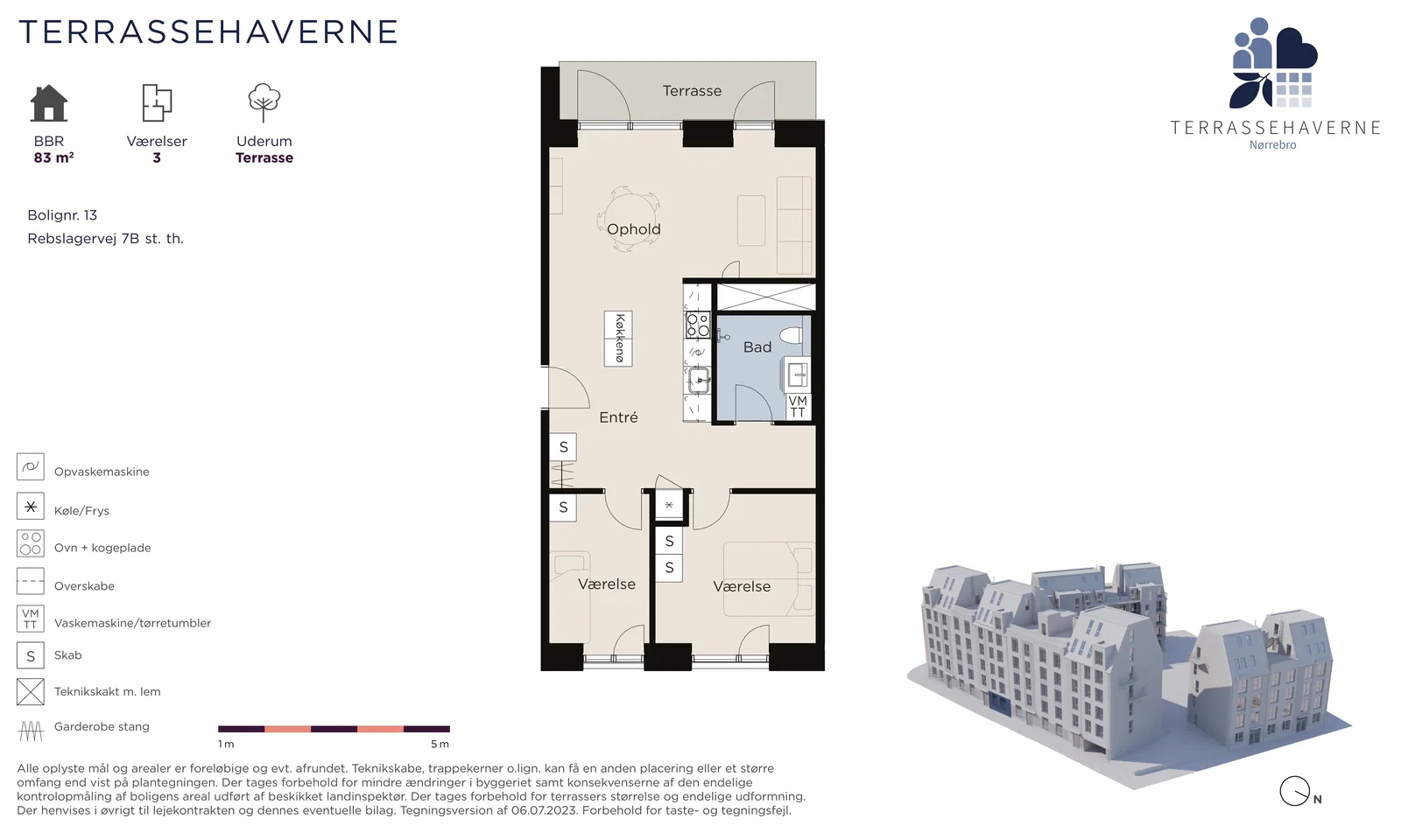 Visual presentation of the listing