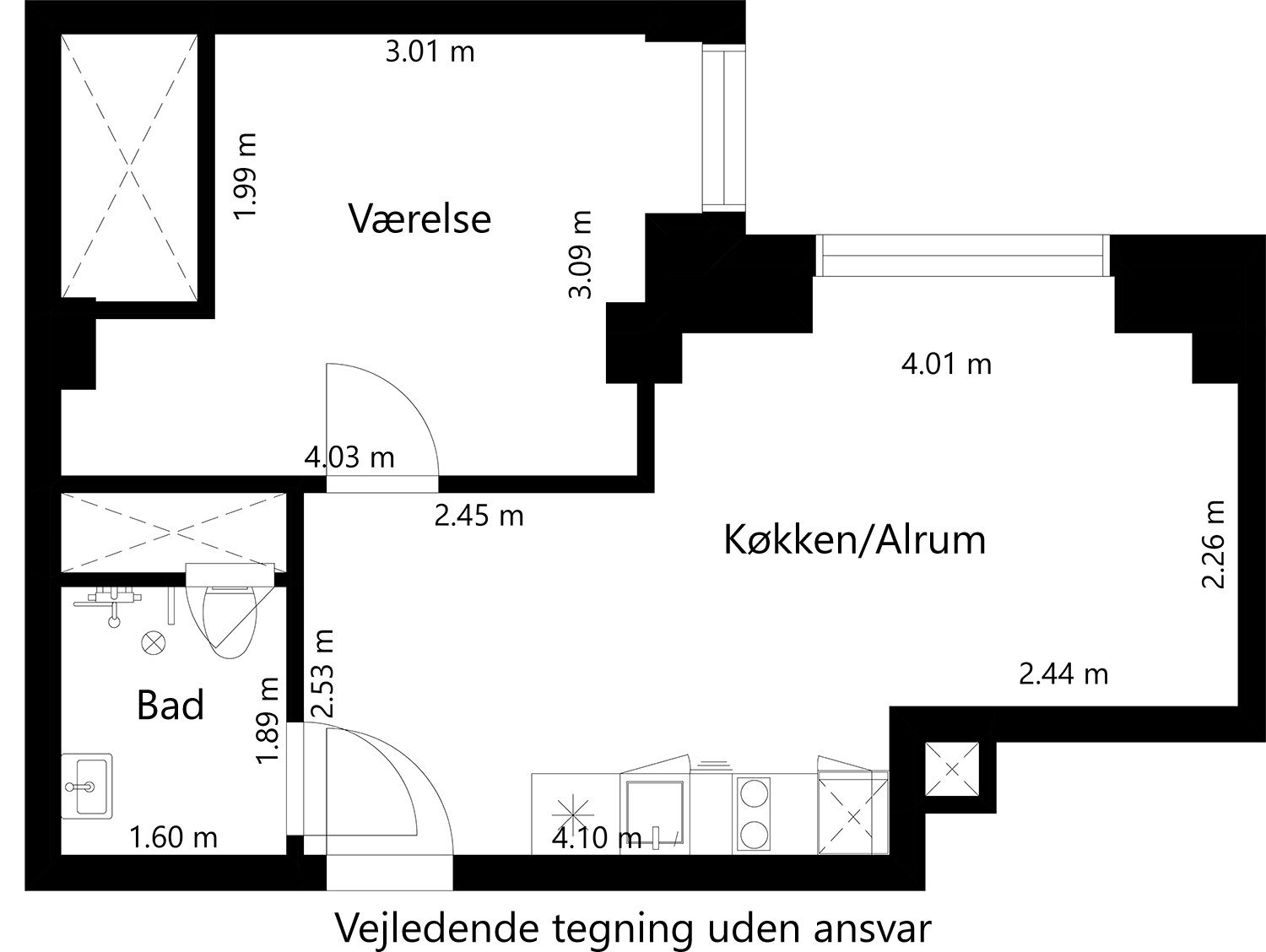 Visual presentation of the listing