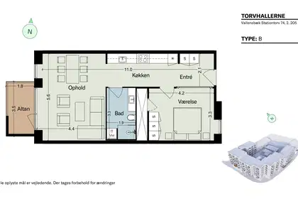 Visual presentation of the listing