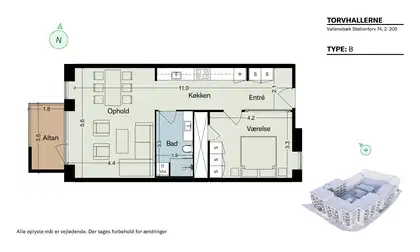 Visual presentation of the listing