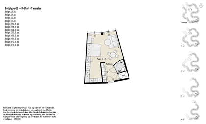 Visual presentation of the listing