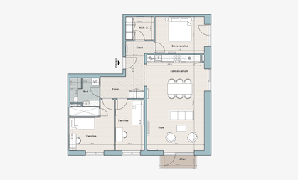 Visual presentation of the listing