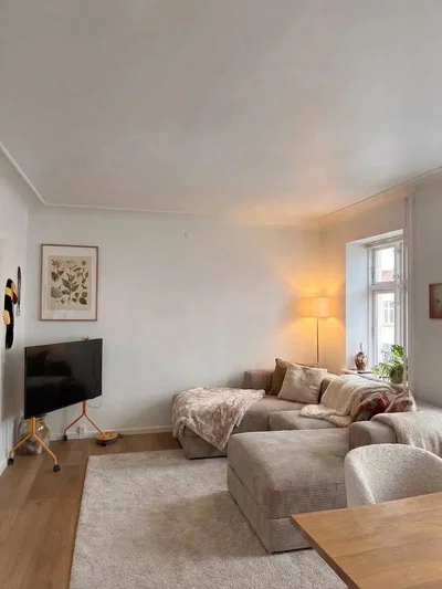 Lys 2-værelses på 56 m2 med stilrent køkken og opvaskemaskine - Dalgasgade, Aalborg - 1