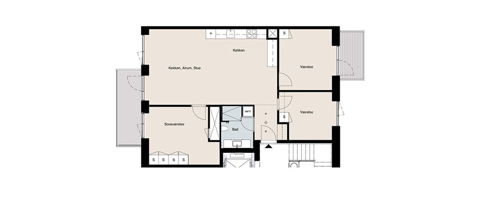 Visual presentation of the listing