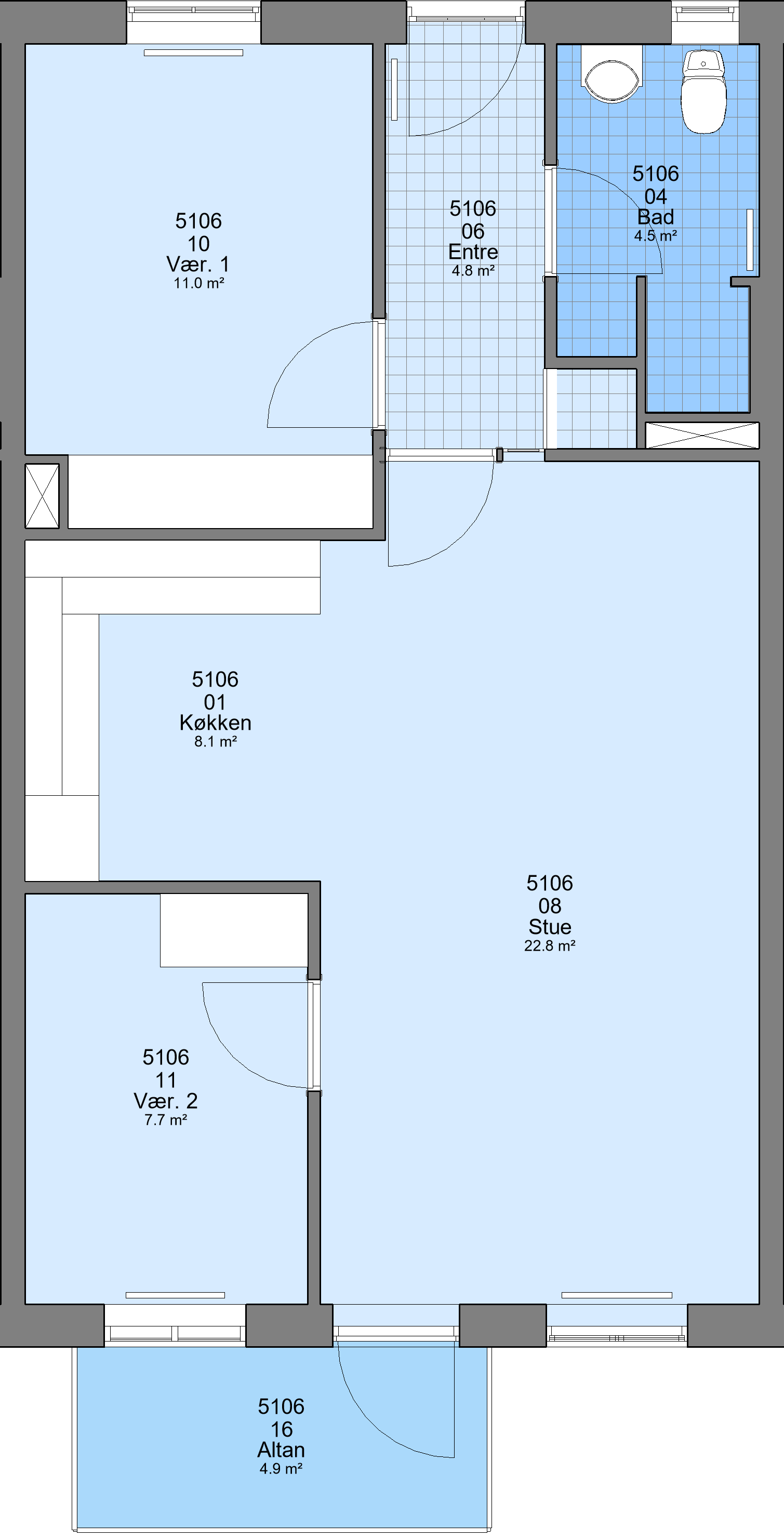 Visual presentation of the listing