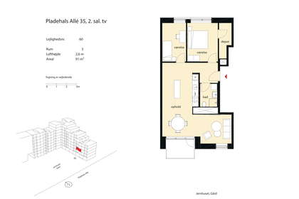 Visual presentation of the listing