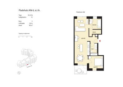Visual presentation of the listing