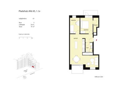 Visual presentation of the listing