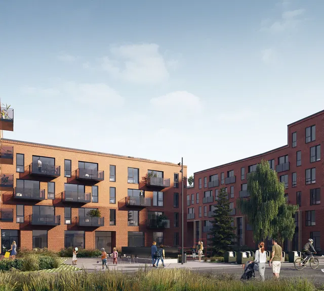 apartment Lys og moderne lejlighed med altan og elevator