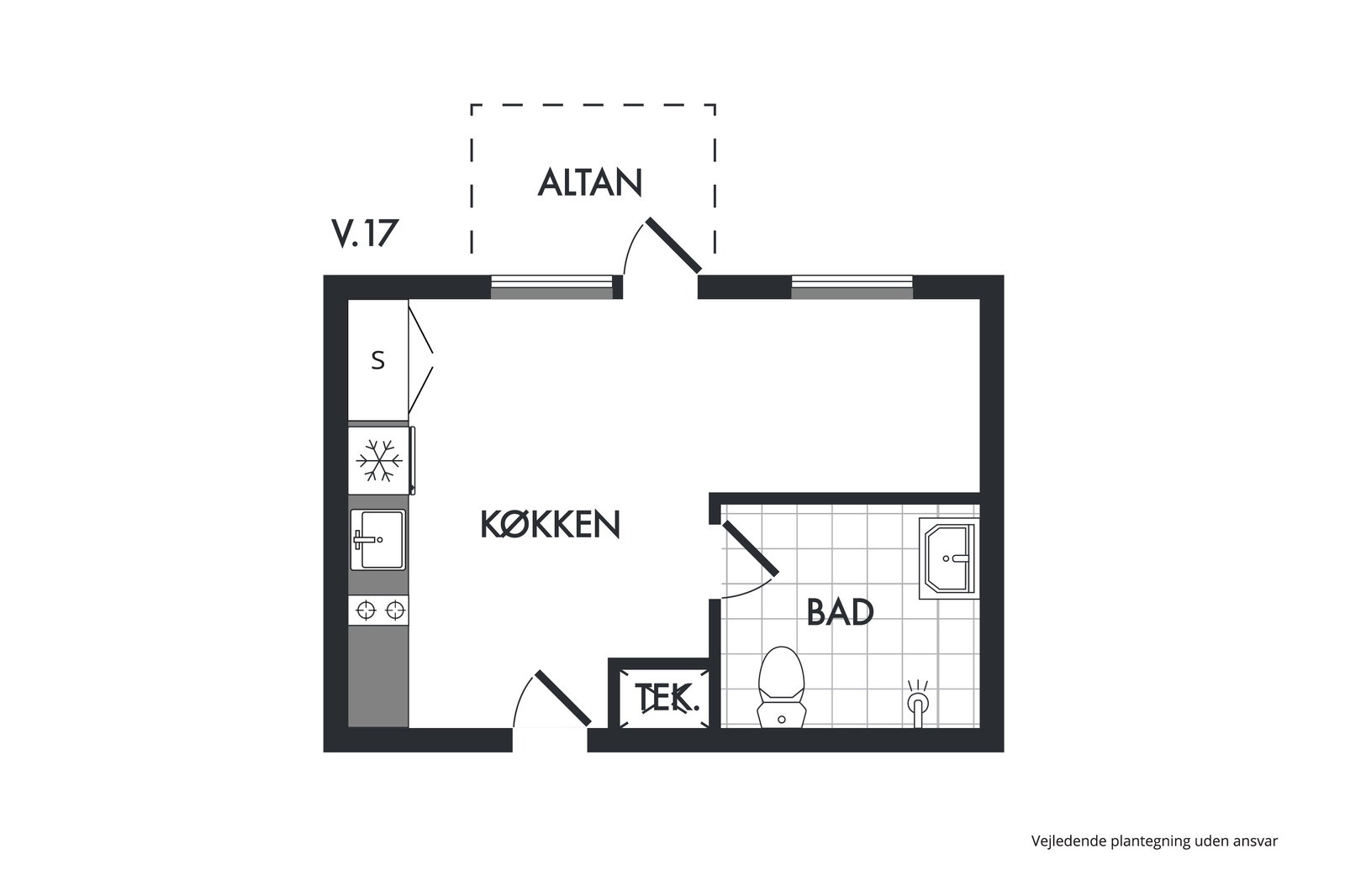 Visual presentation of the listing