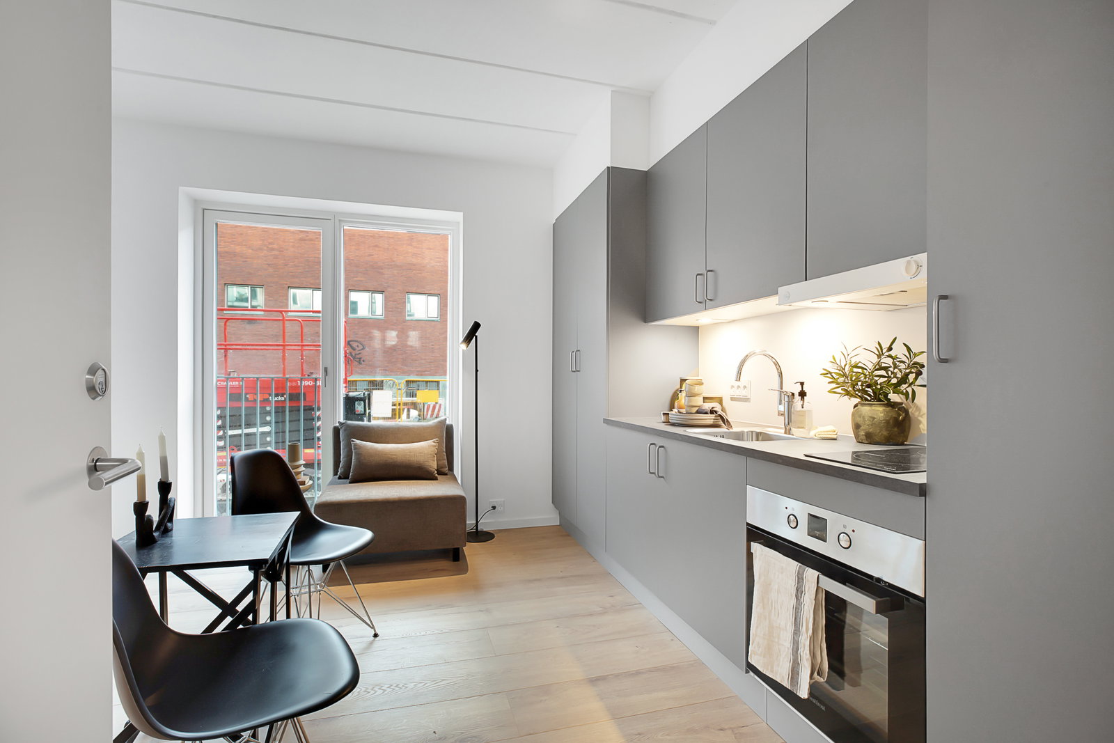 apartment Lys 1-værelses bolig med altan og gode fællesfaciliteter