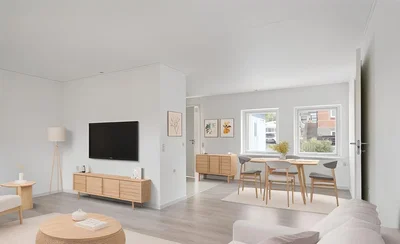 Lyst 2-værelses rækkehus på 73 m² i Kongerslev - Lykkeshøj, Kongerslev - 1