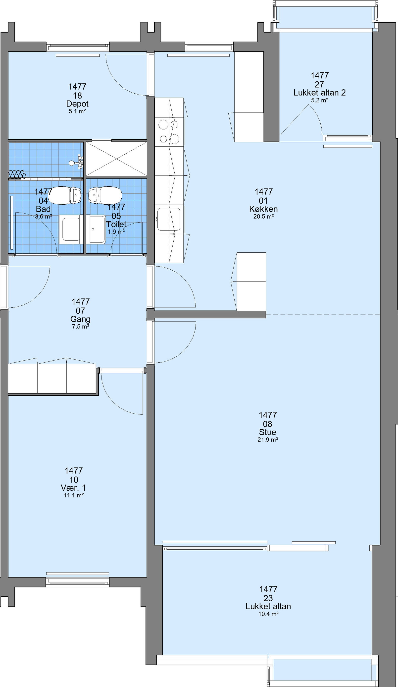 Visual presentation of the listing
