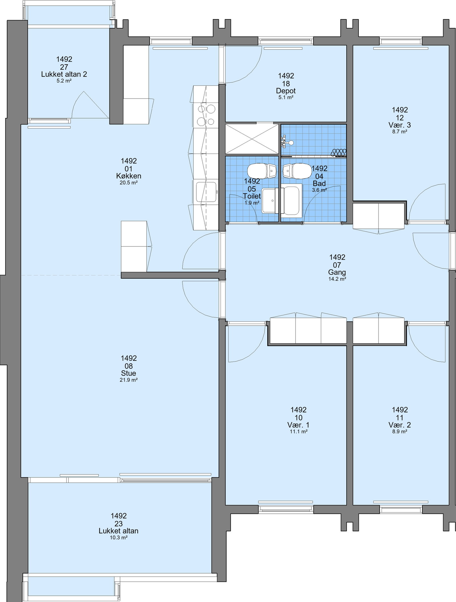 Visual presentation of the listing