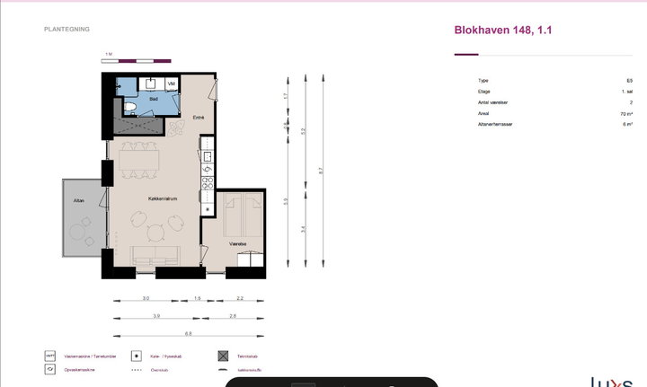 Beautiful 70 m² Apartment - Blokhaven, Skovlunde - 0