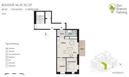 Visual presentation of the listing