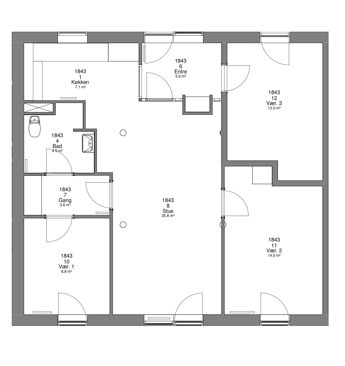 Visual presentation of the listing