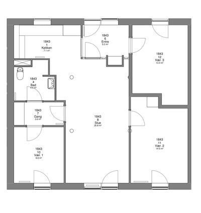 4-værelses lejlighed på 114 m² ved Haderslev - Fælleshave, Haderslev - 2